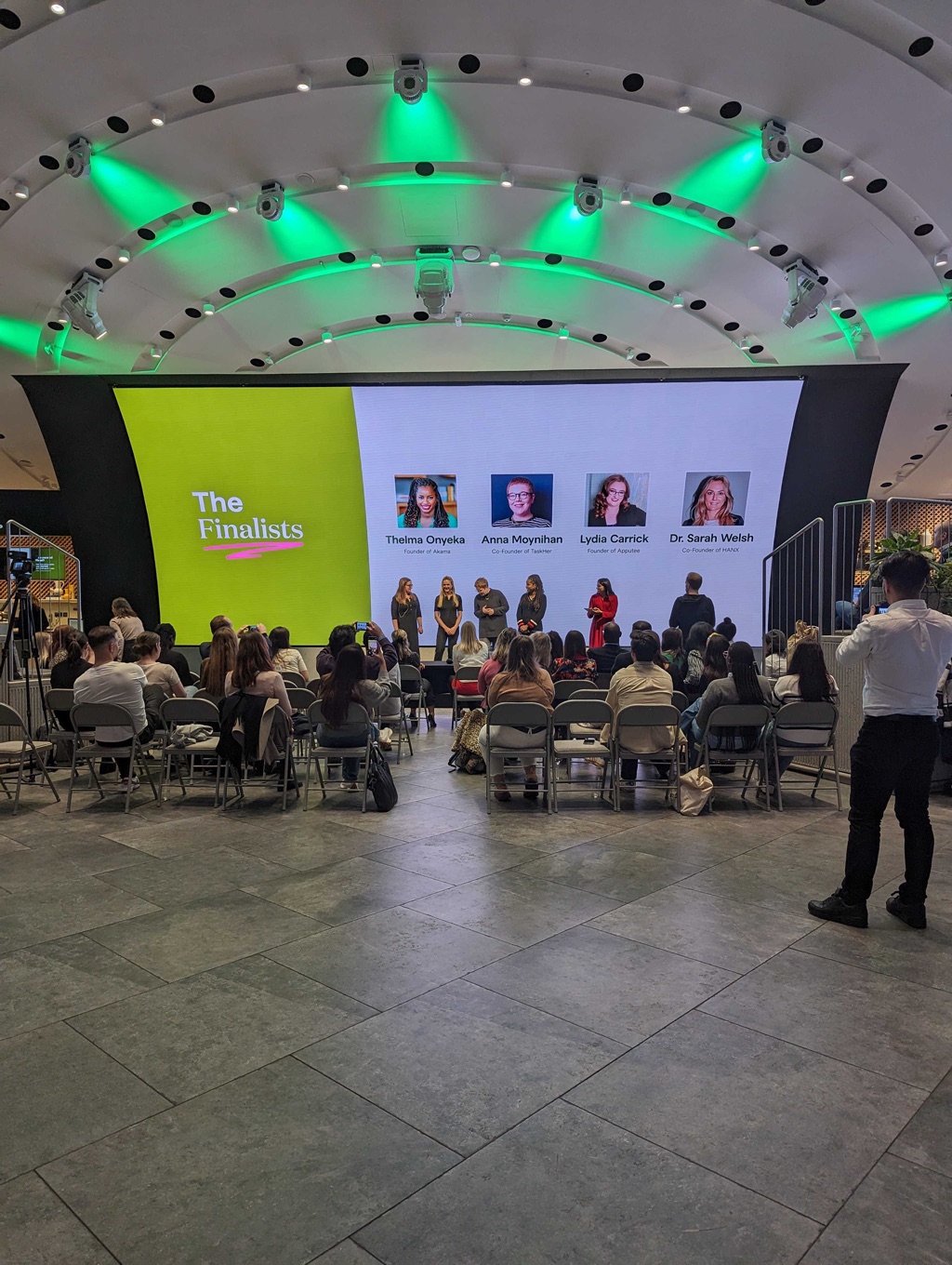 Founders on stage