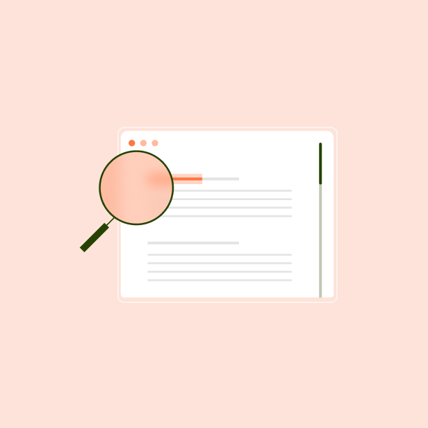 Animated icon: search