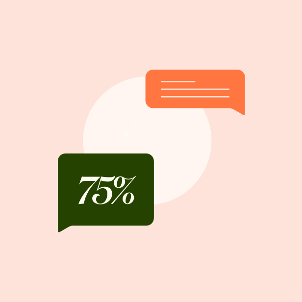 Animated icon: messages