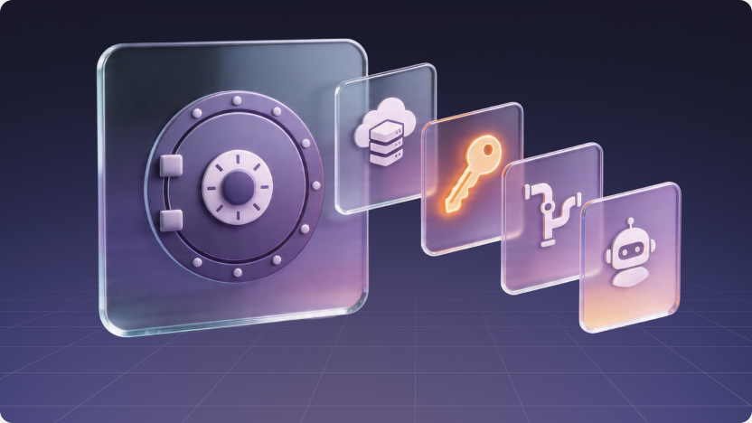 Blog cover - vault with credential tiles