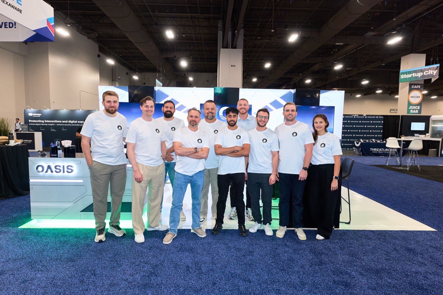 The Oasis team at booth 304, Identiverse 2026